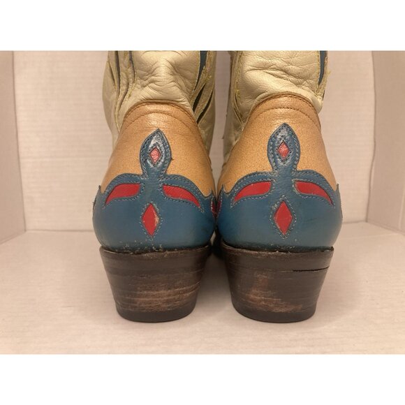 Montana Swallow Vintage Womens Western Boots sz 8.5 - Picture 9 of 16